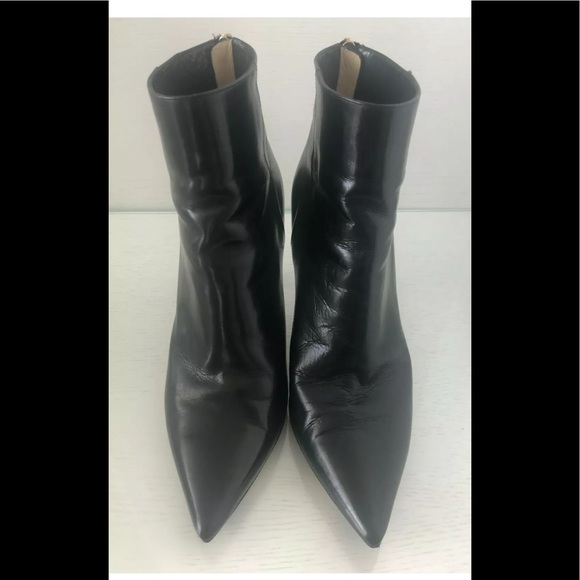 💯 AUTHENTIC JIMMY CHOO BLACK BOOTIES, SZ 41 - Picture 2 of 5